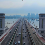 The bridge jacking project of the Beijing Road Yihe Bridge and the interchanges on both banks renovation Project in Linyi City